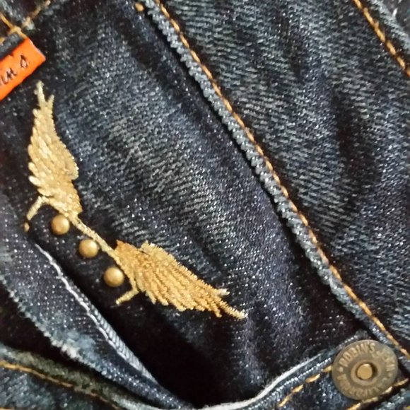 ROBIN'S JEANS ROCK N ROLL LOW RISE 28 - Picture 7 of 11